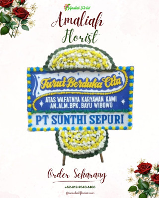 Papan Bunga Duka di Bungku Selatan
