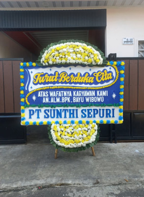 Papan Bunga Duka di Bungku Selatan